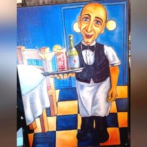 Large 18 x 24 Rafuse "Waiter" picture